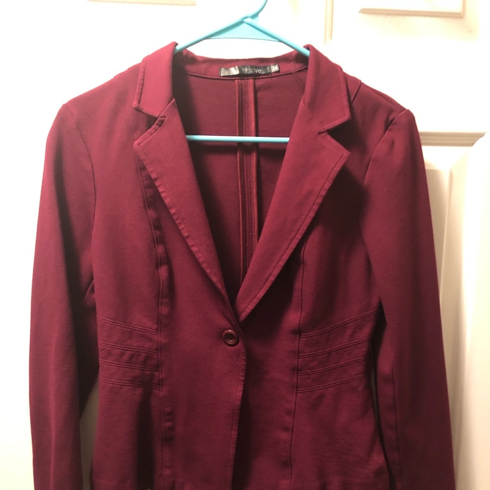 Maroon blazer size medium